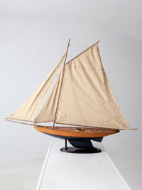 early 20th century pond yacht