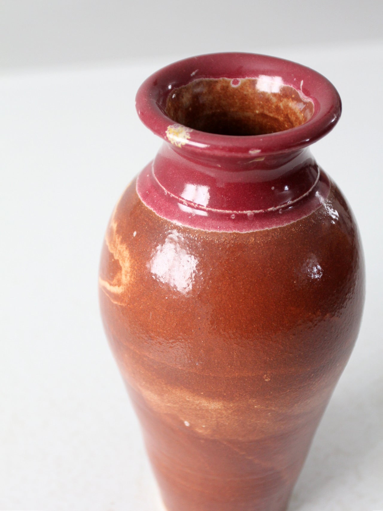 vintage studio pottery vase