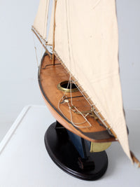 early 20th century pond yacht