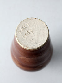 vintage studio pottery vase