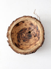 vintage wood slice wall art