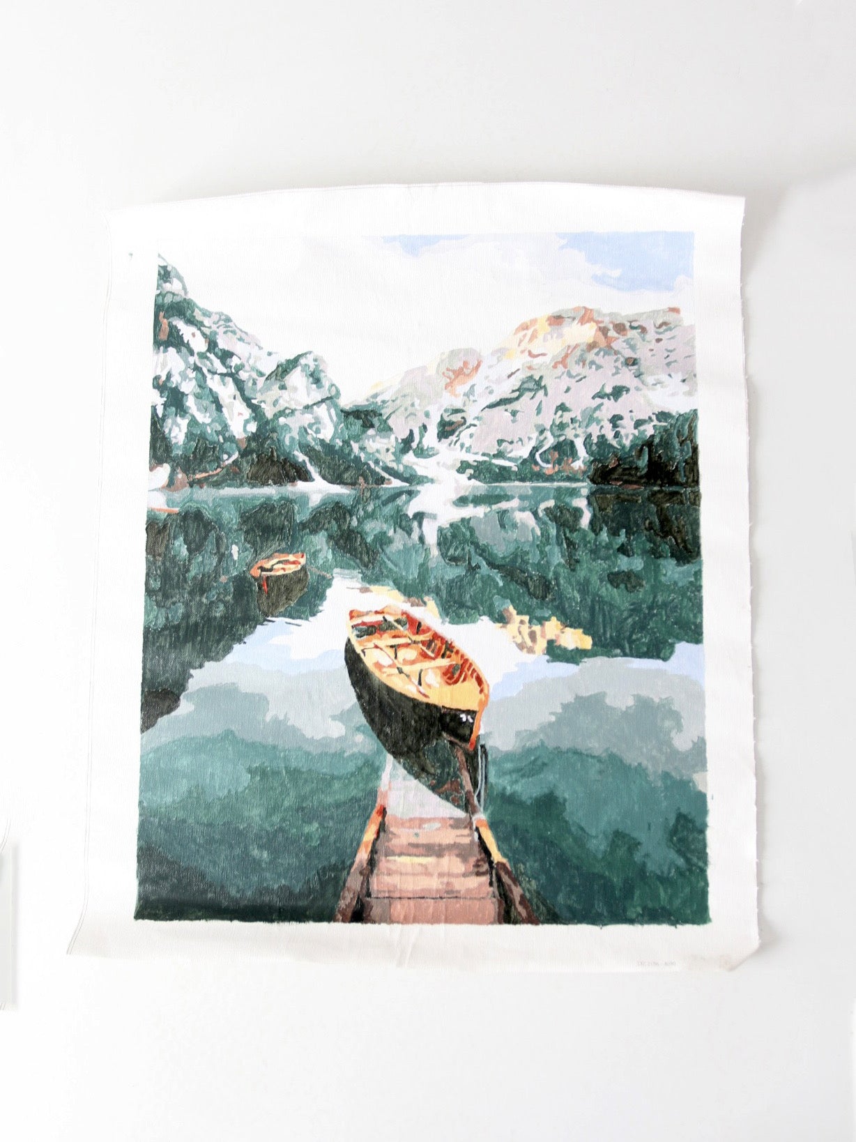 vintage boat art on canvas