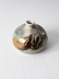 vintage studio pottery vase