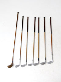 vintage Spalding golf club set - Robert T Jones Jr. models