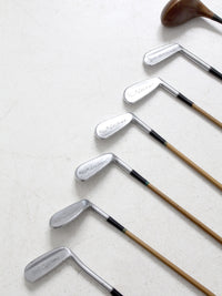 vintage Spalding golf club set - Robert T Jones Jr. models