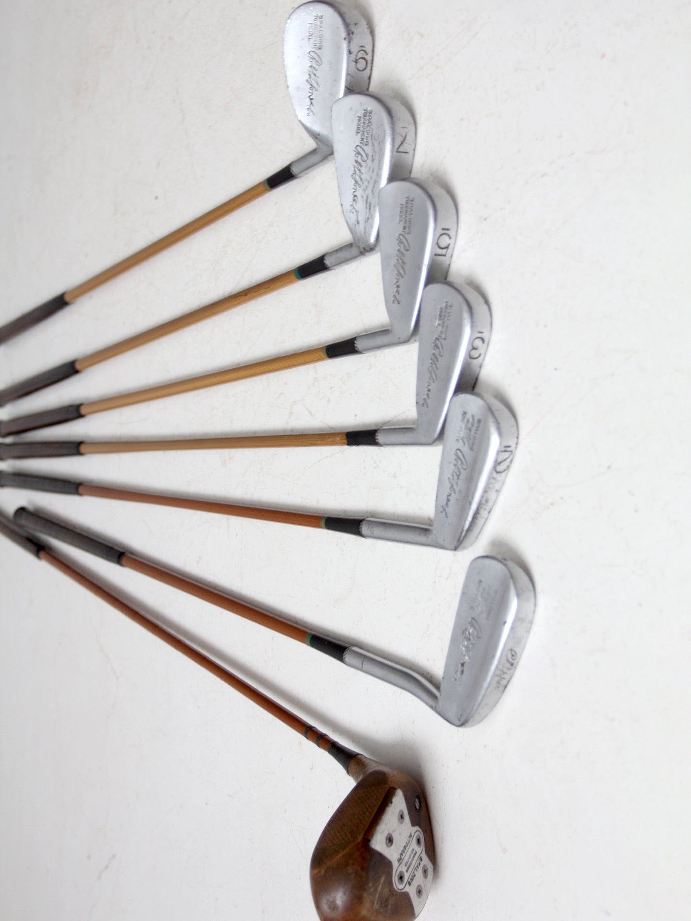 vintage Spalding golf club set - Robert T Jones Jr. models