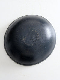 vintage primitive painted wood bowl