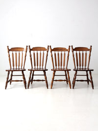 mid-century Colonial Revival dining chairs set of 4