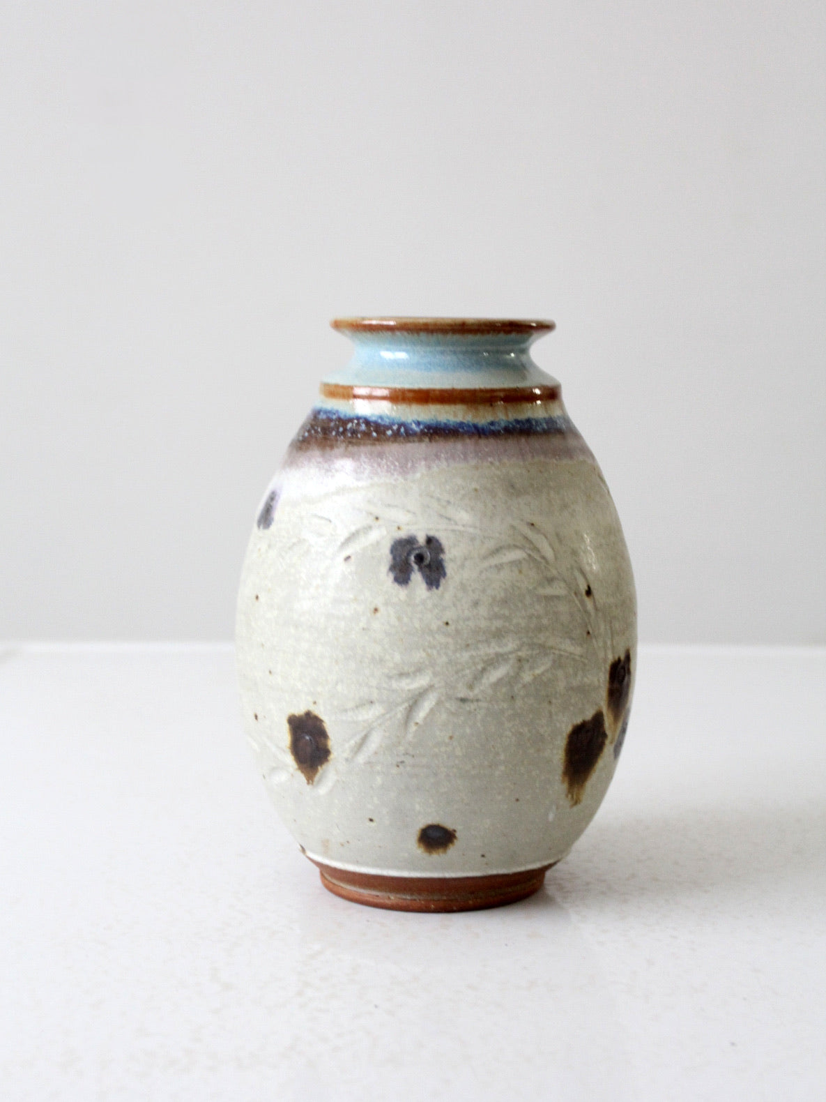 vintage studio pottery vase