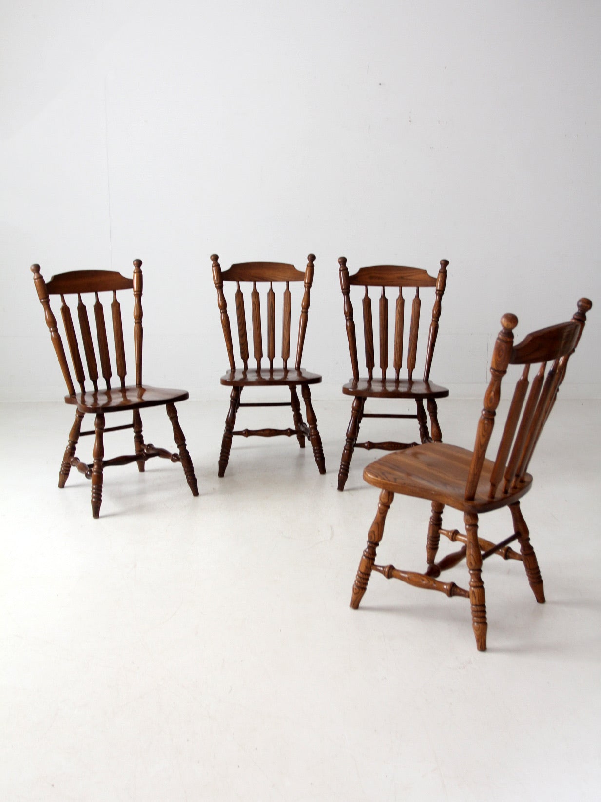 mid-century Colonial Revival dining chairs set of 4