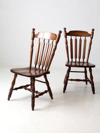 mid-century Colonial Revival dining chairs set of 4