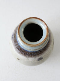 vintage studio pottery vase