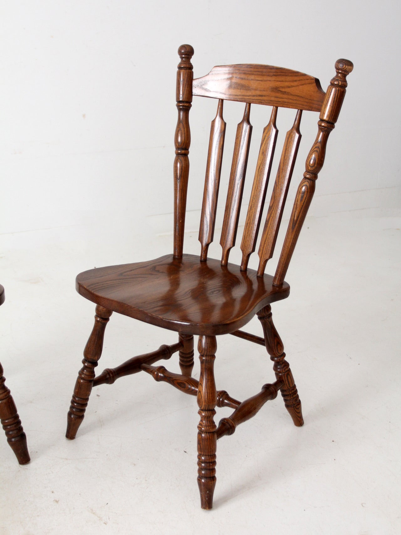 mid-century Colonial Revival dining chairs set of 4