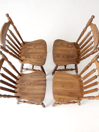 mid-century Colonial Revival dining chairs set of 4