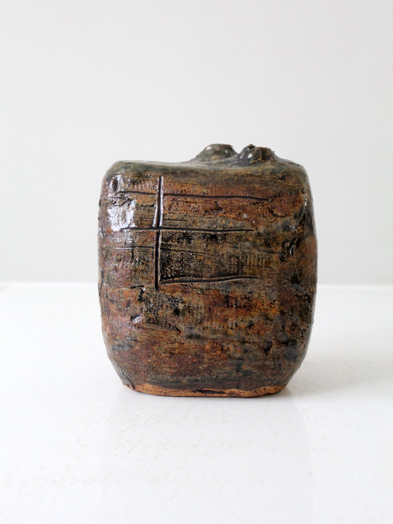 vintage studio pottery vase