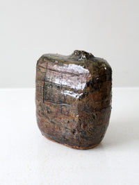 vintage studio pottery vase