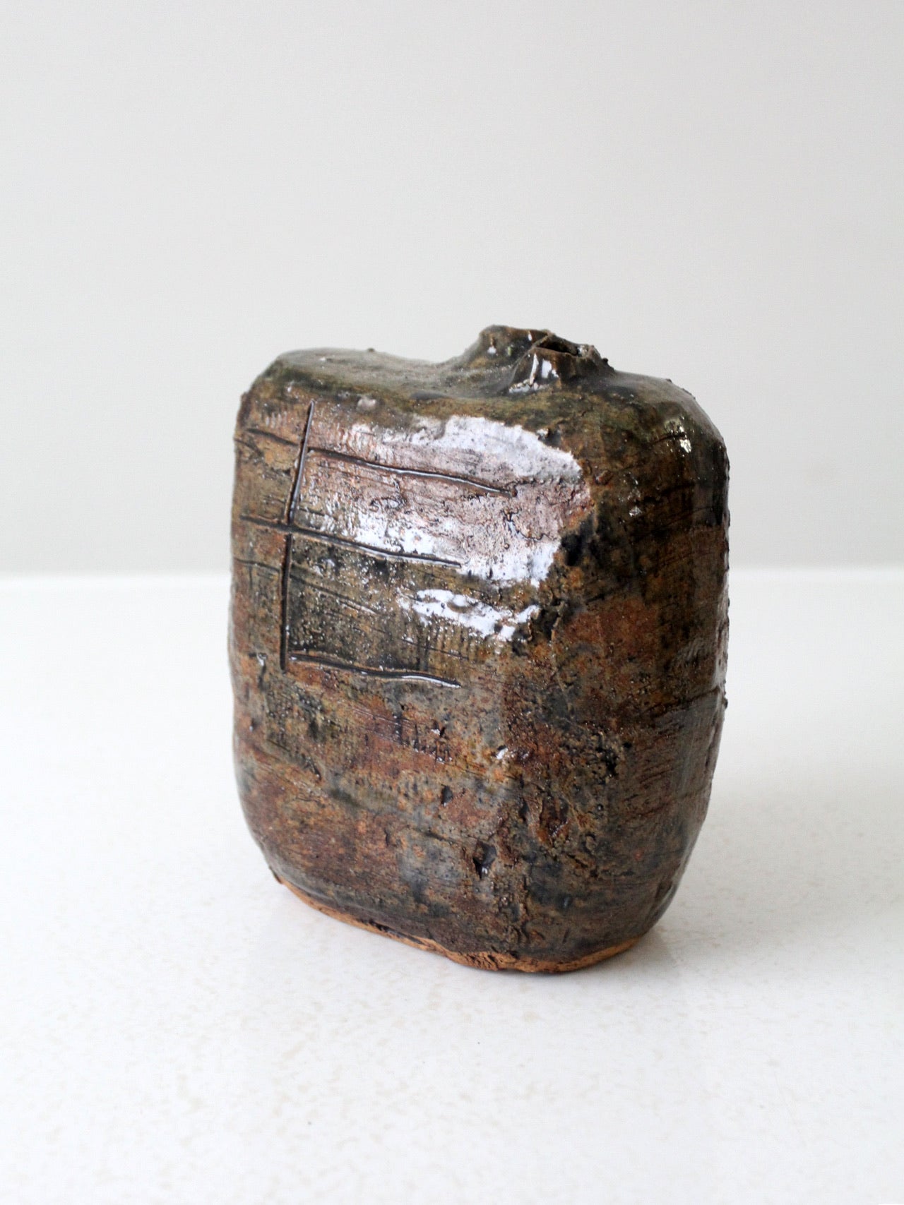 vintage studio pottery vase