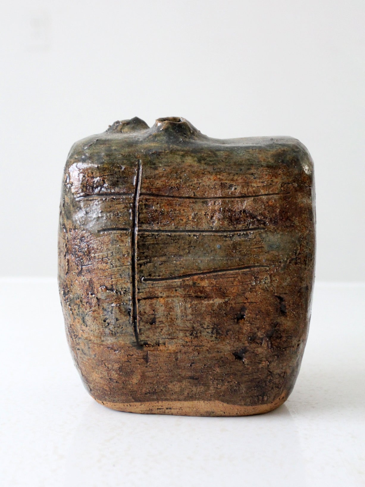 vintage studio pottery vase