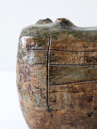 vintage studio pottery vase