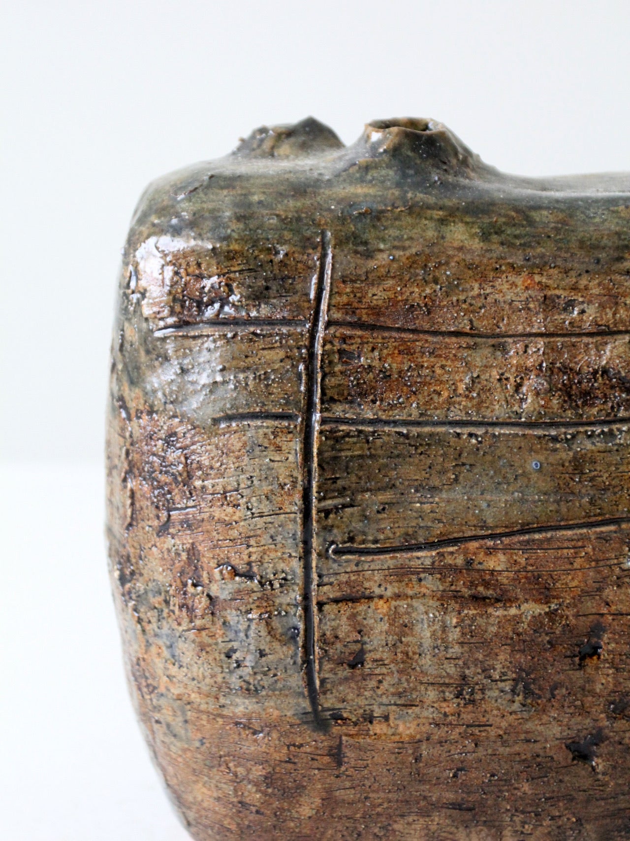 vintage studio pottery vase