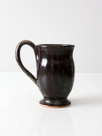 vintage studio pottery mug
