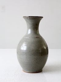vintage studio pottery salt glaze vase