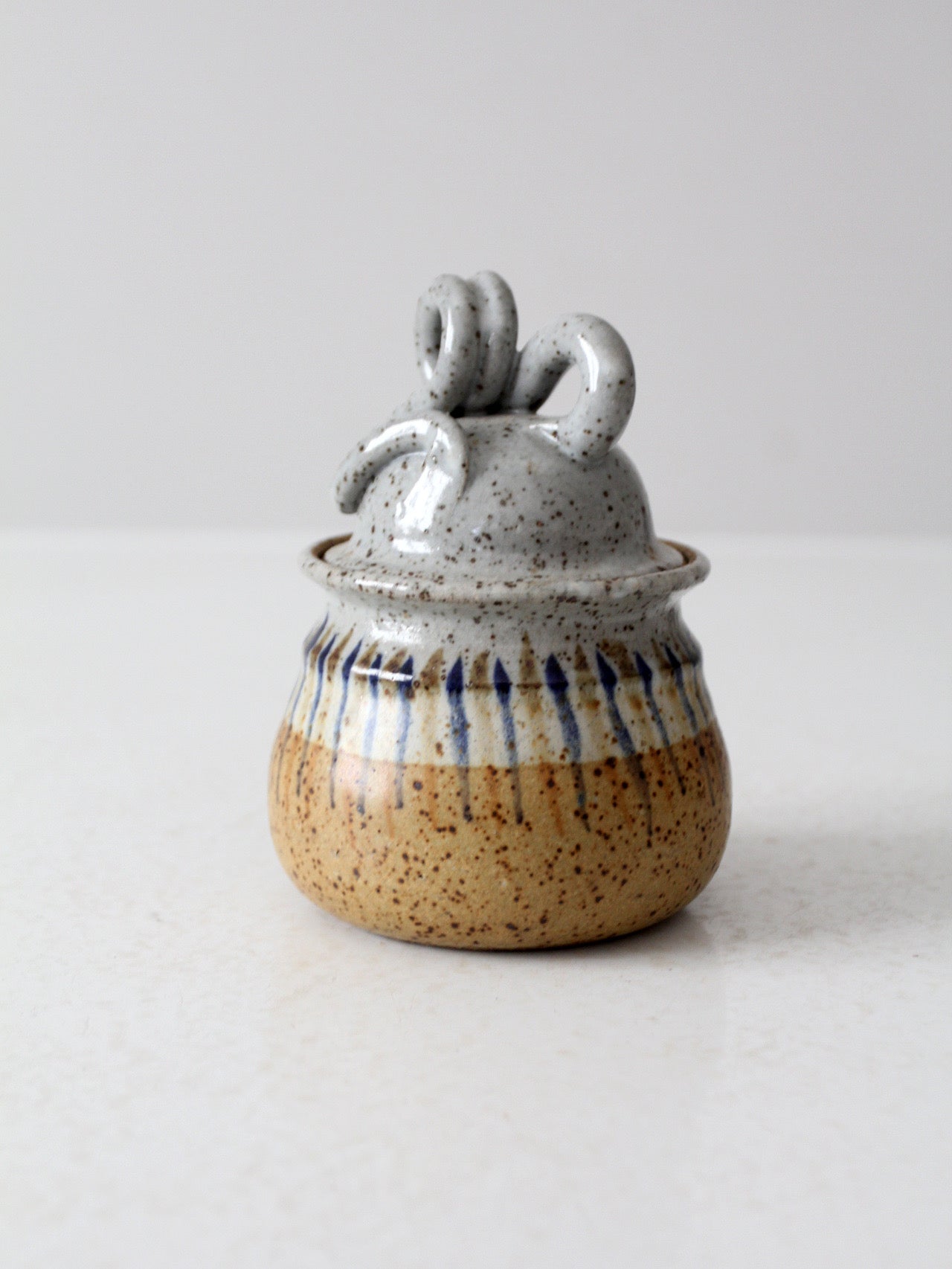 vintage studio pottery jar