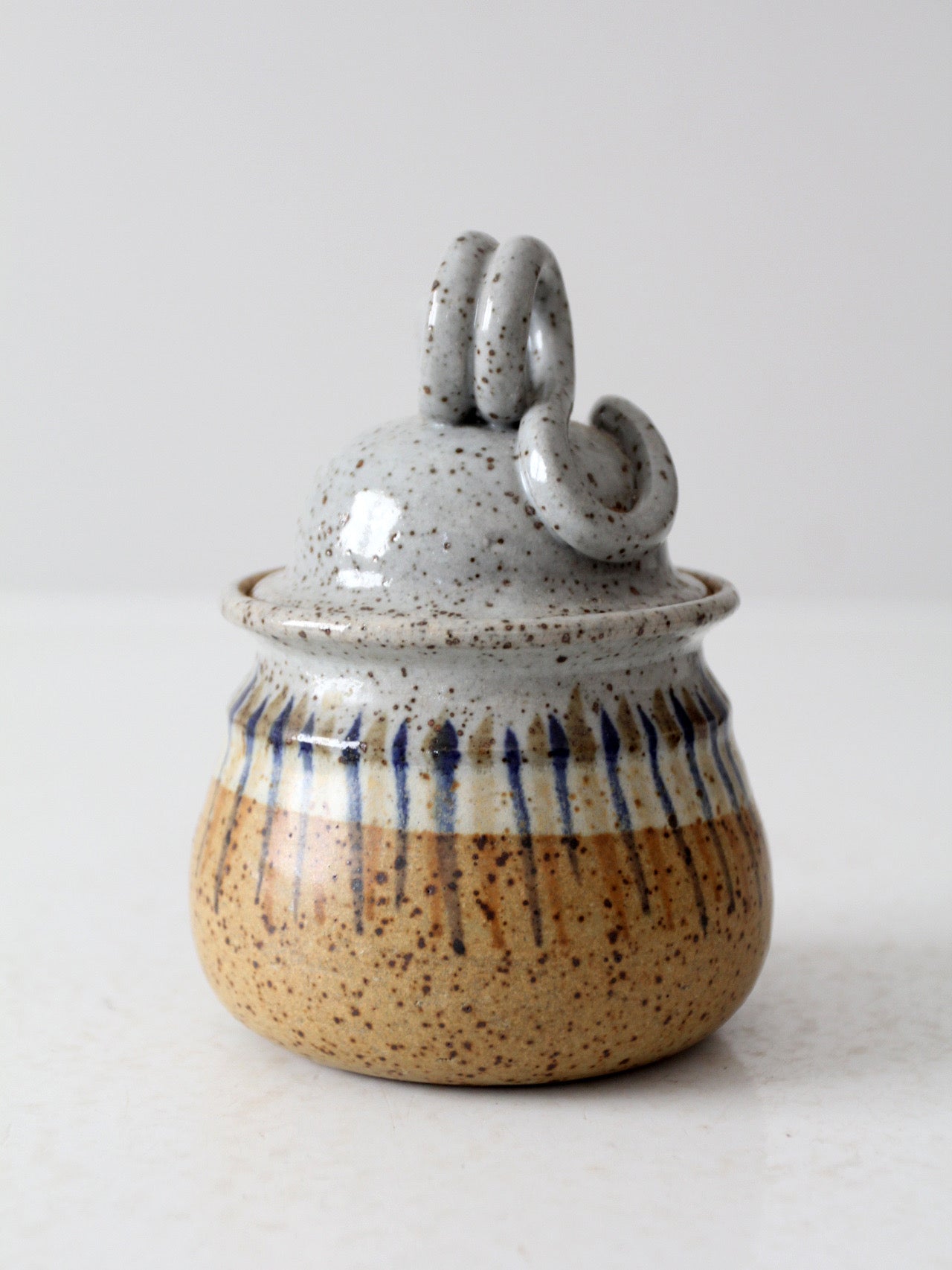 vintage studio pottery jar