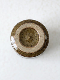 mid-century Otagiri Japanese stoneware cup vase