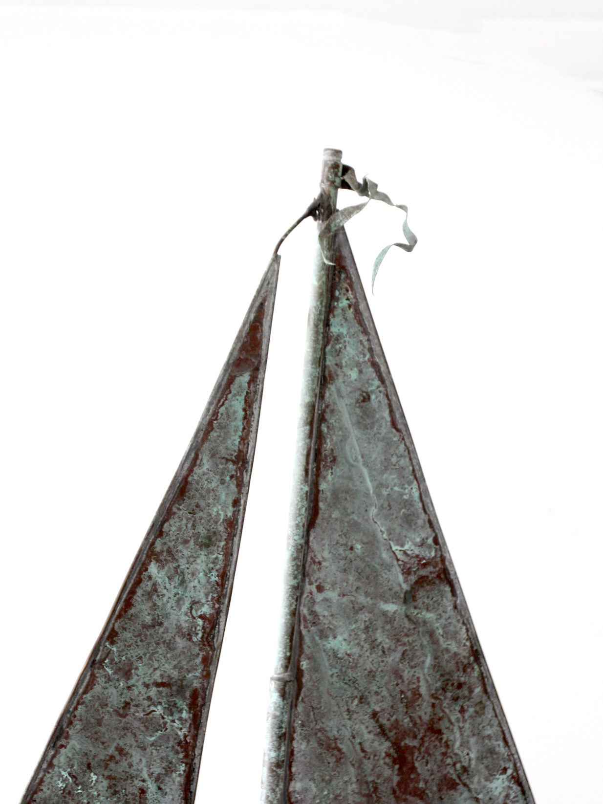 antique nautical weathervane on stand