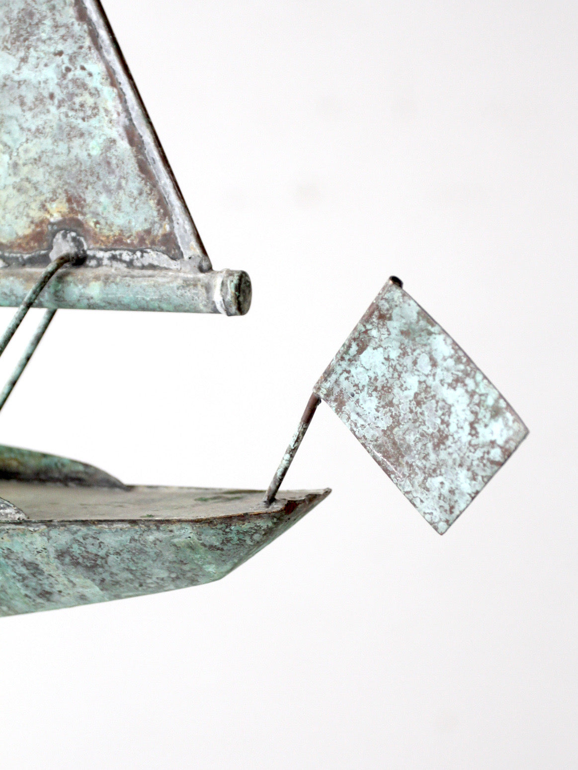 antique nautical weathervane on stand