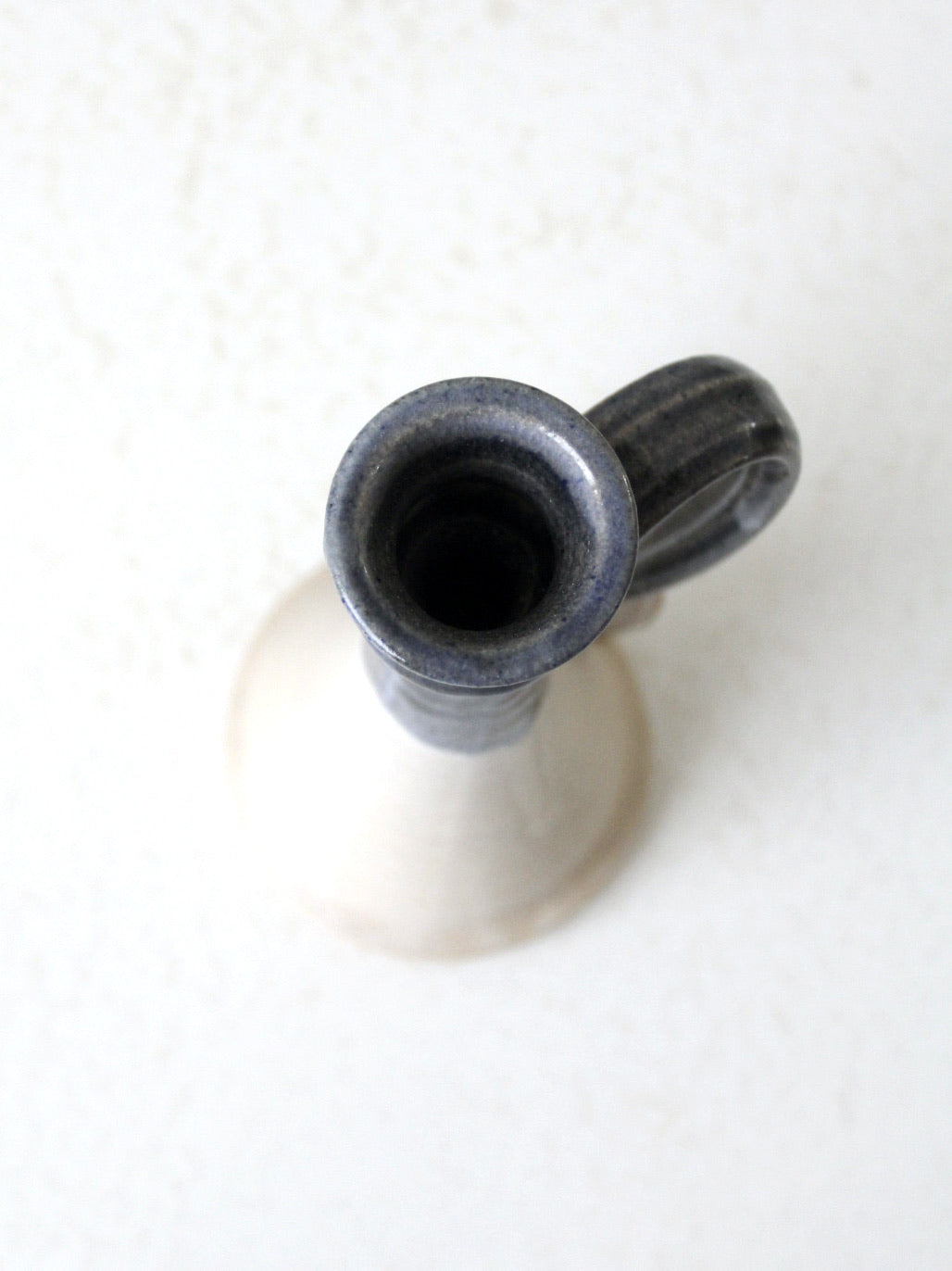 vintage studio pottery candlestick holder