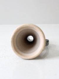 vintage studio pottery candlestick holder