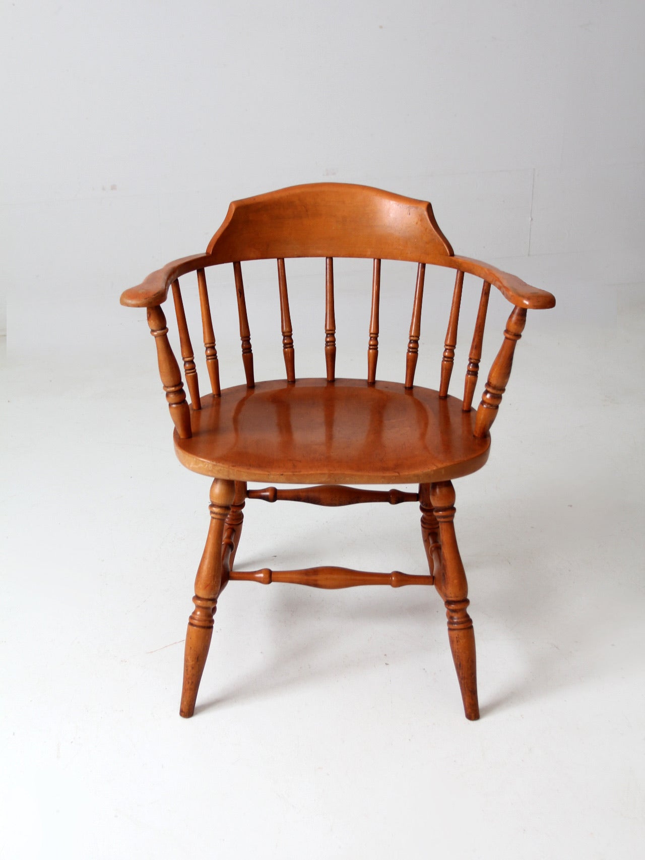 antique low back Windsor arm chair