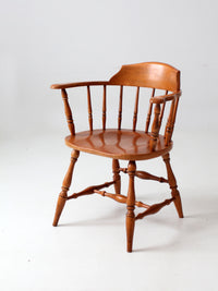 antique low back Windsor arm chair
