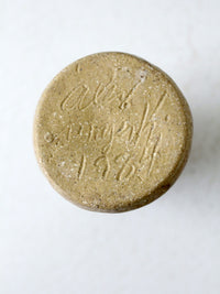 vintage Alex Majeski pottery vase