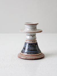 vintage studio pottery candleholder