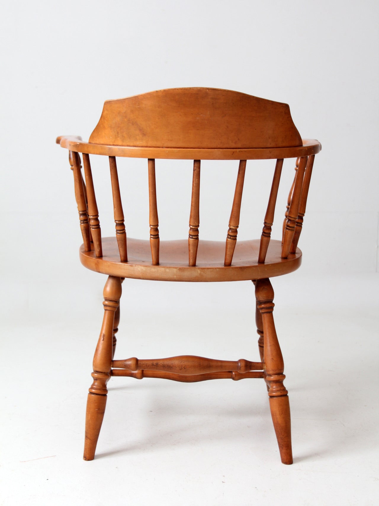 antique low back Windsor arm chair