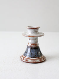 vintage studio pottery candleholder