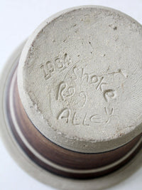 vintage Shake Rag Alley studio pottery vase
