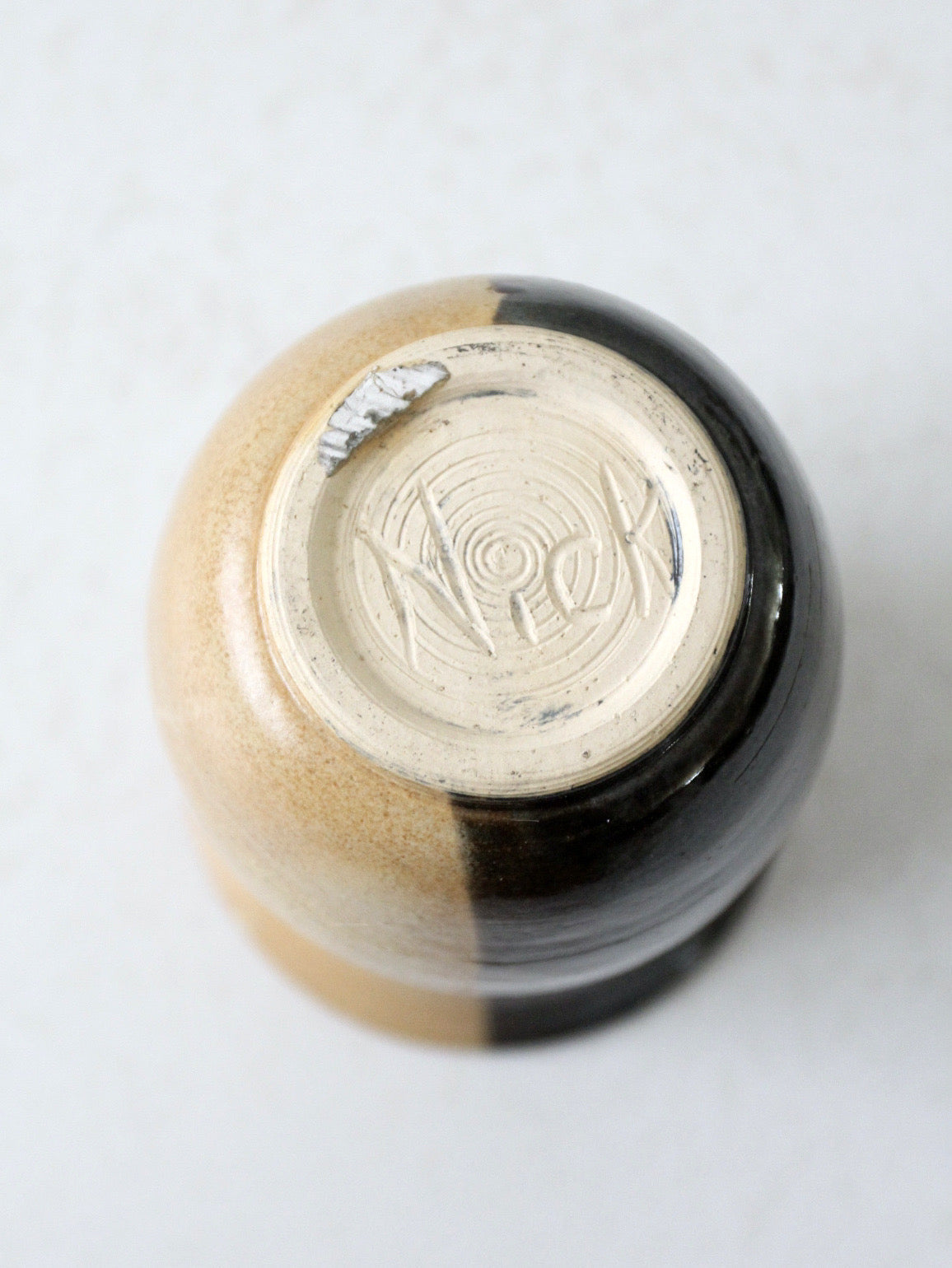 vintage studio pottery vase