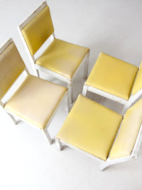 mid-century dining table and chairs set