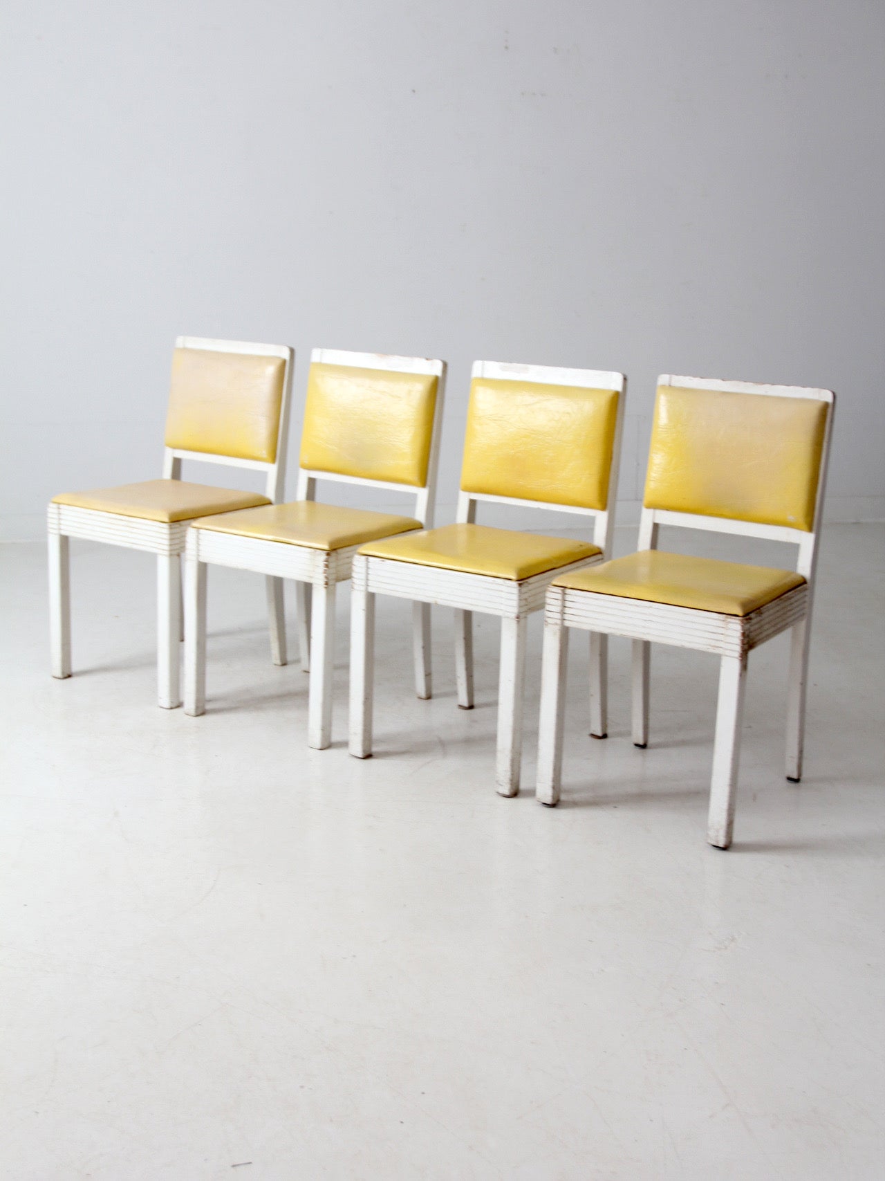 mid-century dining table and chairs set