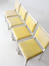 mid-century dining table and chairs set