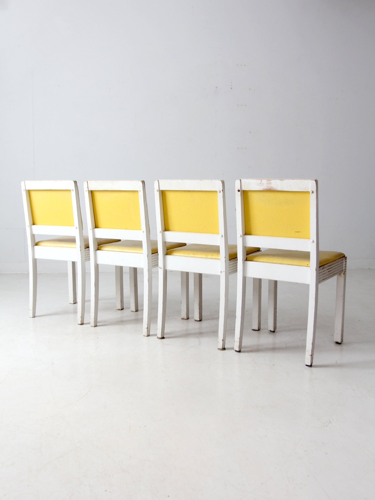 mid-century dining table and chairs set