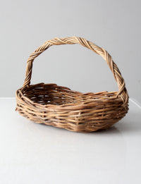 vintage woven basket