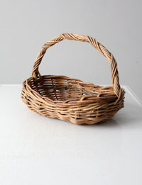 vintage woven basket