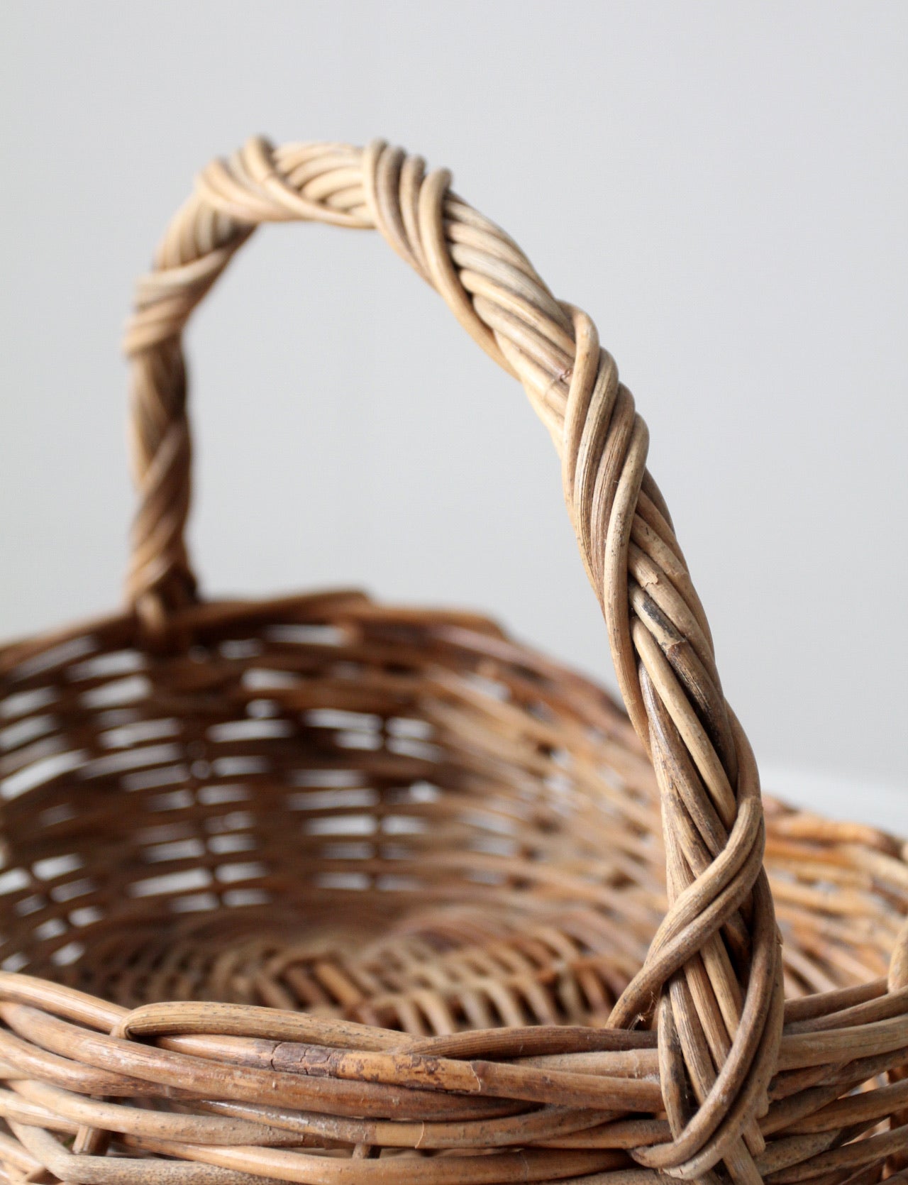 vintage woven basket