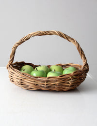 vintage woven basket