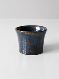 vintage studio pottery tealight candle holder